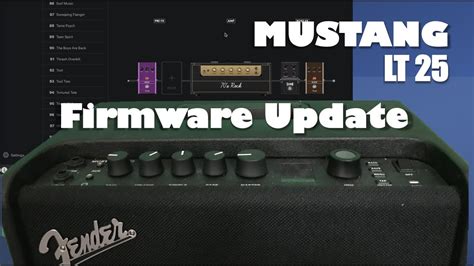 fender mustang 1 firmware update.